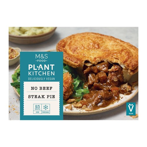 M&S Plant Kitchen Vegan No Beef Steak Pie