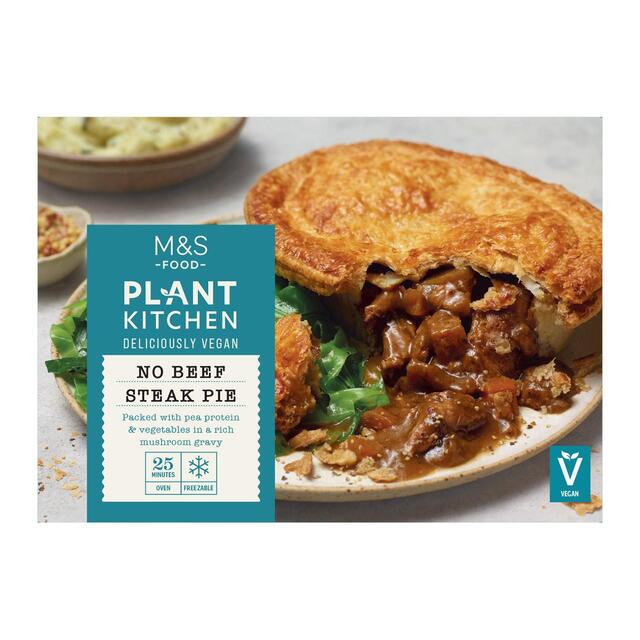 M&S Plant Kitchen Vegan No Beef Steak Pie