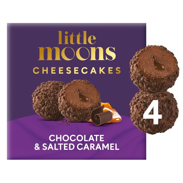 Little Moons Chocolate & Salted Caramel Mochi Cheesecakes
