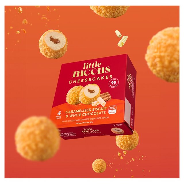 Little Moons Caramelised Biscuit & White Chocolate Mochi Cheesecakes thumbnail 3