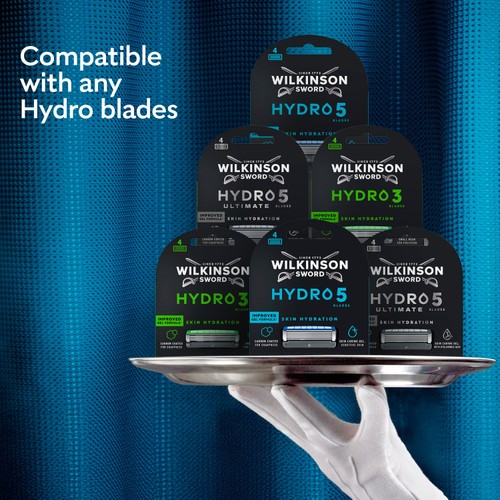 Wilkinson Sword Hydro 5 Mens 1 Razor + 6 Blade Refills Pack thumbnail 7