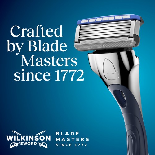 Wilkinson Sword Hydro 5 Mens 1 Razor + 6 Blade Refills Pack thumbnail 9