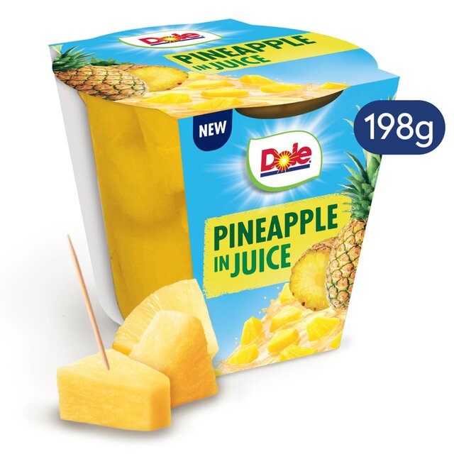 Dole Tropical Gold Pineapple Chunks in Juice Fruit Pot