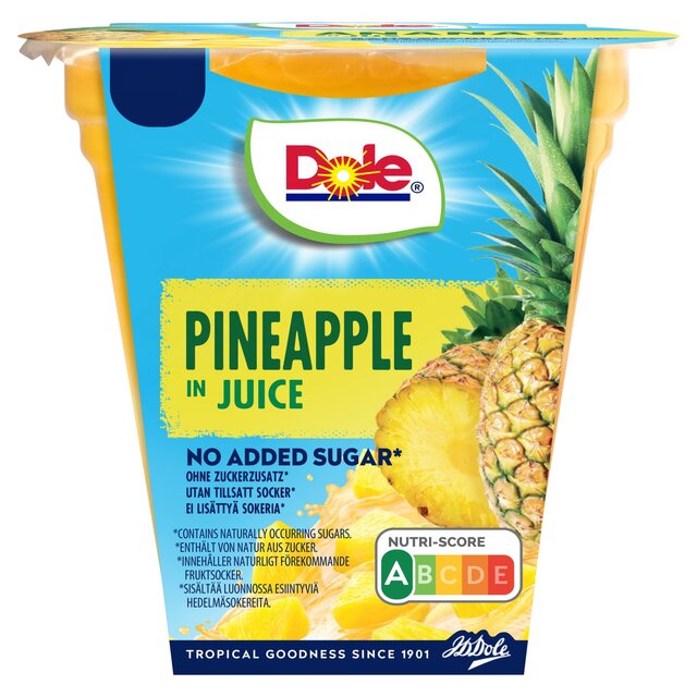 Dole Tropical Gold Pineapple Chunks in Juice Fruit Pot thumbnail 2