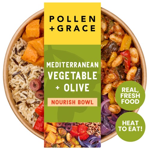 Pollen + Grace Mediterranean Vegetable Nourish Bowl