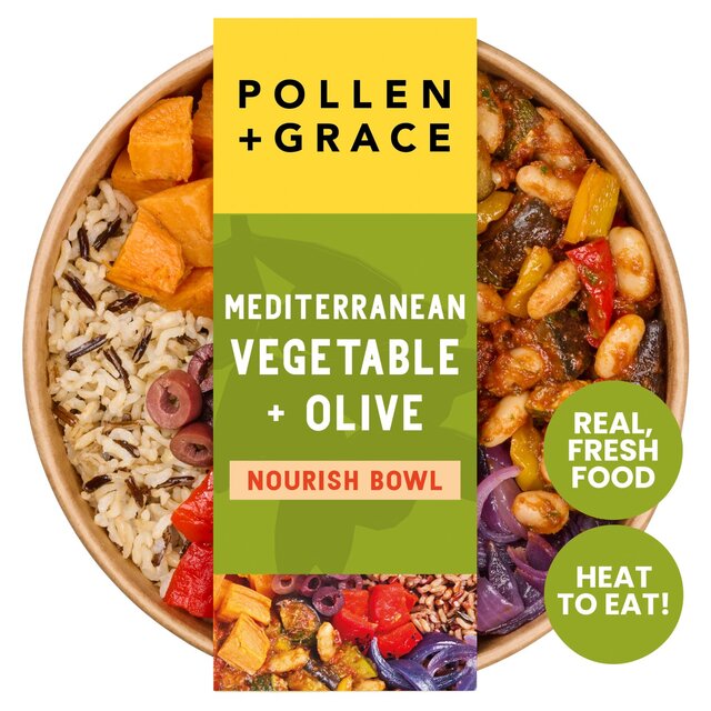 Pollen + Grace Mediterranean Vegetable Nourish Bowl