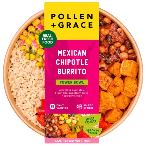 Pollen + Grace Mexican Chipotle Burrito Hot Bowl thumbnail 2