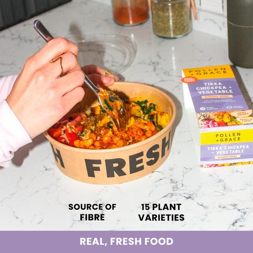 Pollen + Grace Tikka Chickpea + Vegetable Hot Bowl thumbnail 3