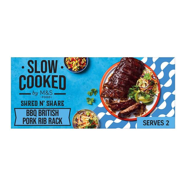M&S Slow Cooked BBQ Pork Rib Rack