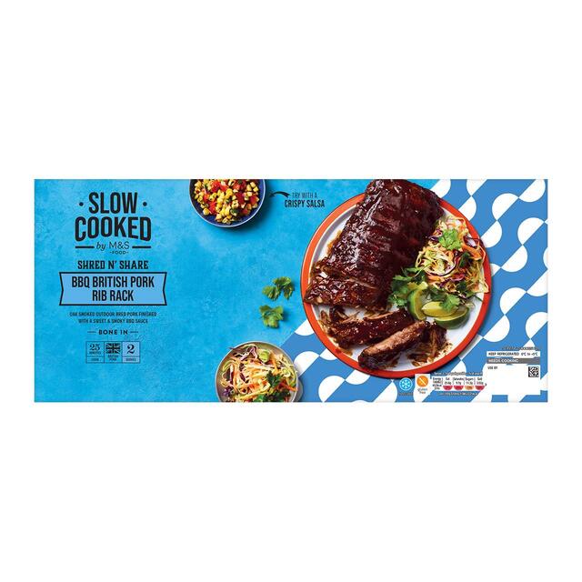 M&S Slow Cooked BBQ Pork Rib Rack thumbnail 2