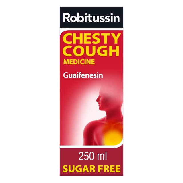 Robitussin Chesty Cough Medicine Sugar Free