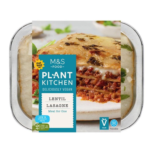 M&S Plant Kitchen Lentil Lasagne Serves 1 thumbnail 2