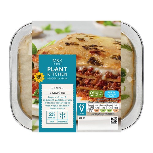 M&S Plant Kitchen Lentil Lasagne Serves 1 thumbnail 5