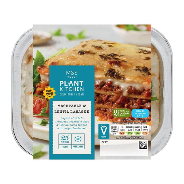 M&S Vegan Mushroom & Lentil Lasagne thumbnail 2