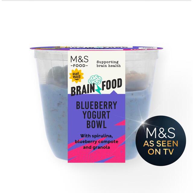 M&S Brain Food Blueberry Yogurt Bowl