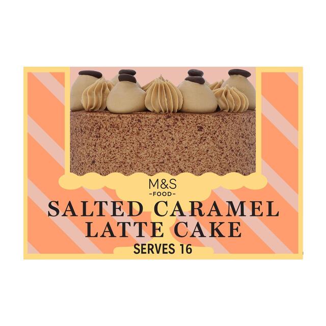 M&S Salted Caramel Latte Cake