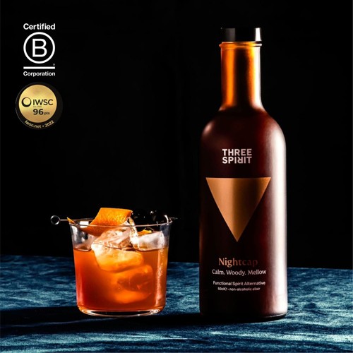 Three Spirit Nightcap Functional Non-Alcoholic Spirit Alternative thumbnail 5