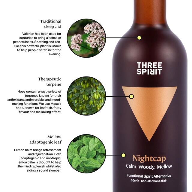 Three Spirit Nightcap Functional Non-Alcoholic Spirit Alternative thumbnail 2