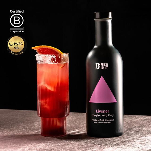 Three Spirit Livener Functional Non-Alcoholic Spirit Alternative thumbnail 5