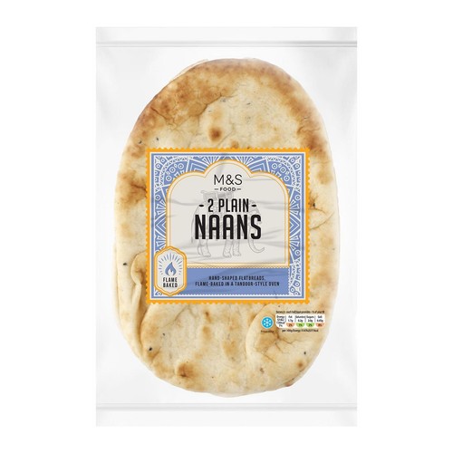 M&S Plain Naans thumbnail 2