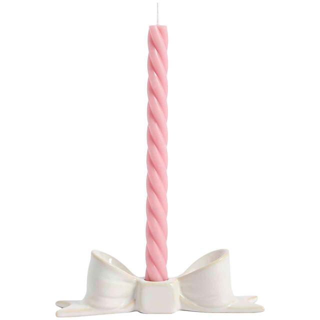 M&S Twisted Dinner Candles, Pink thumbnail 2
