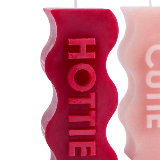 M&S Hottie & Cutie Pillar Candles, Unscented thumbnail 3