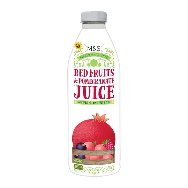 M&S Red Fruits & Pomegranate Juice