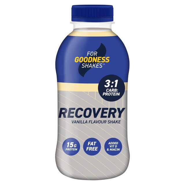 For Goodness Shakes Vanilla Fudge Recovery Protein Shake