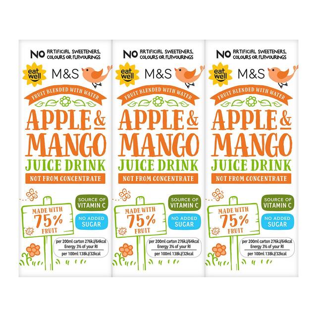 M&S Apple & Mango Juice Drink thumbnail 2