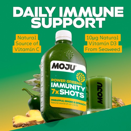 MOJU Power Greens Immunity Dosing Bottle 7x Shots thumbnail 7