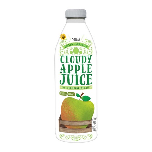 M&S Cloudy Apple Juice thumbnail 2