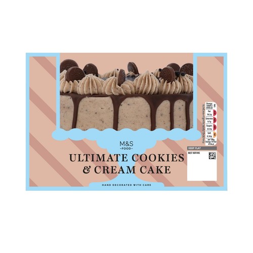 M&S Ultimate Cookies & Cream Cake thumbnail 2