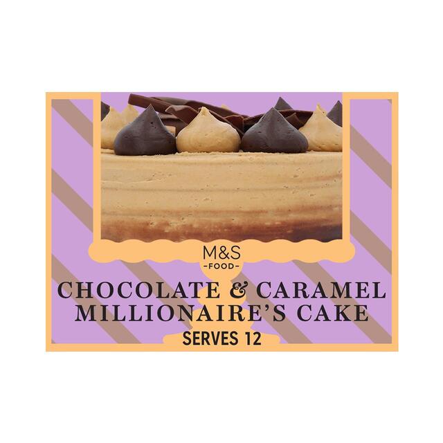 M&S Chocolate & Caramel Millionaire Cake