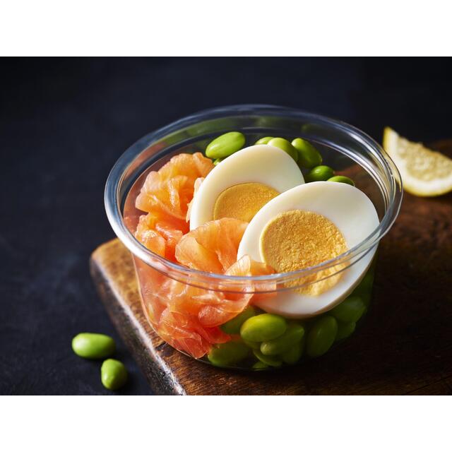 M&S Brain Food Smoked Salmon Egg & Edamame Pot thumbnail 3