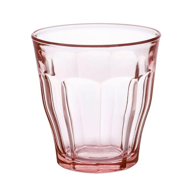 Duralex Picardie Pink Glass Tumbler Set 250ml thumbnail 2