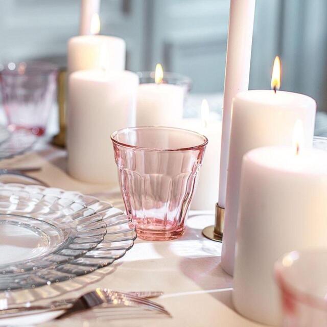 Duralex Picardie Pink Glass Tumbler Set 250ml thumbnail 3