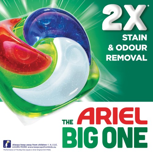 Ariel The Big One Original Washing Liquid Pods 21 washes thumbnail 3