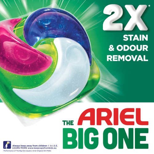 Ariel The Big One Colour Washing Liquid Pods 21 washes thumbnail 2