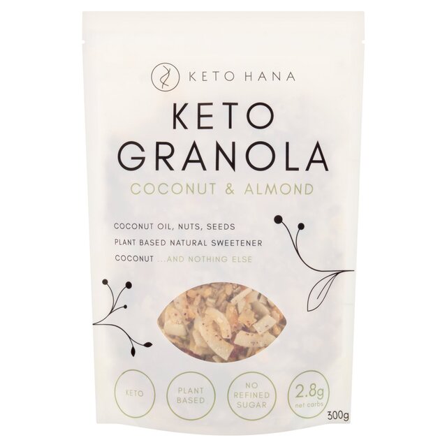 Keto Hana Coconut & Almond (plant based) Granola