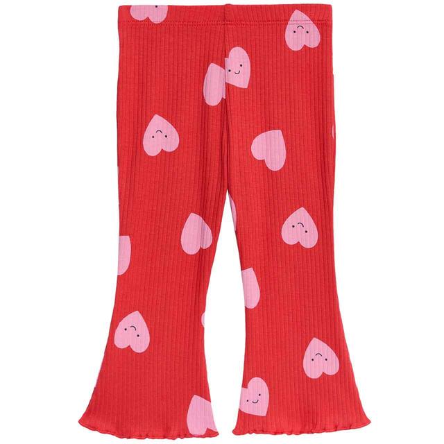 M&S Heart Print Outfit, 6-9 Months, Red Mix thumbnail 3