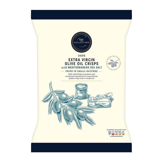 M&S Collection Extra Virgin Olive Oil with Sea Salt Crisps thumbnail 2