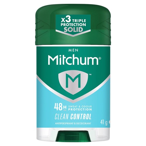 Mitchum Men Clean Control Anti-Perspirant & Deodorant Stick, 41g