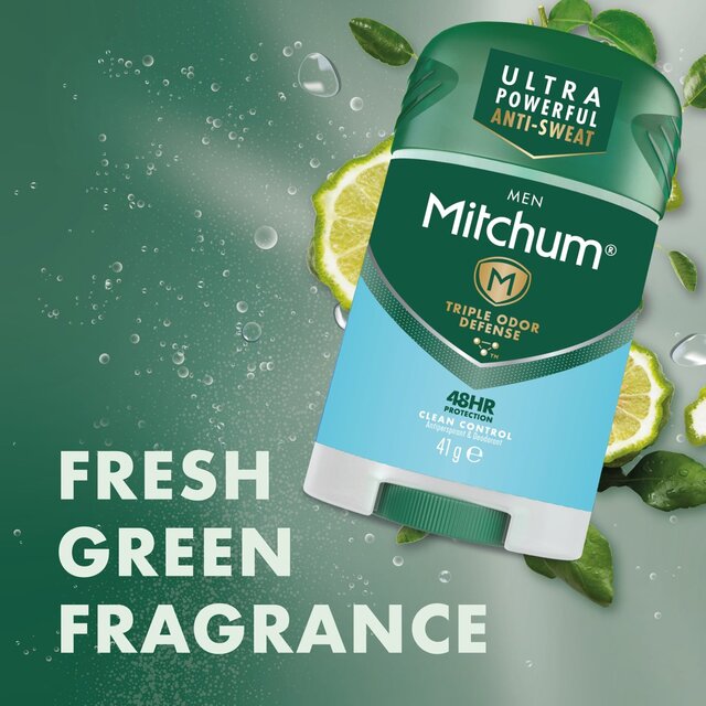 Mitchum Men Clean Control Anti-Perspirant & Deodorant Stick, 41g thumbnail 2