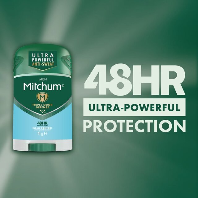Mitchum Men Clean Control Anti-Perspirant & Deodorant Stick, 41g thumbnail 5