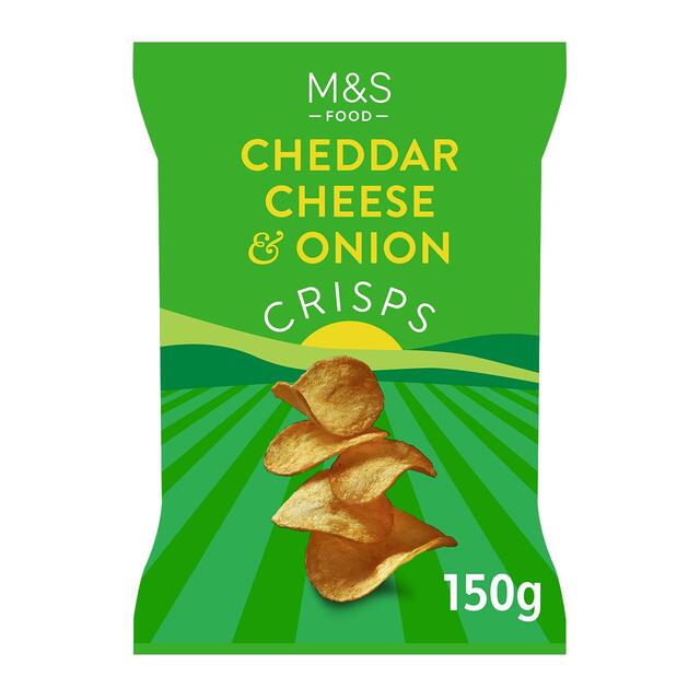 M&S Cheddar Cheese & Onion Crisps