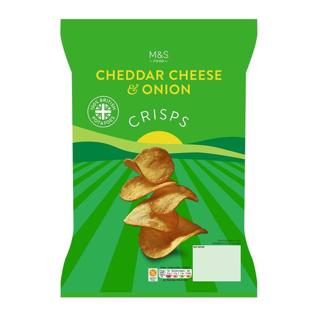 M&S Cheddar Cheese & Onion Crisps thumbnail 2