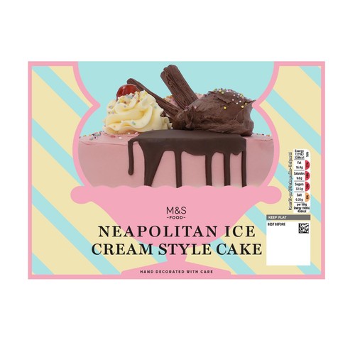 M&S Neapolitan Ice Cream Parlour Cake thumbnail 3