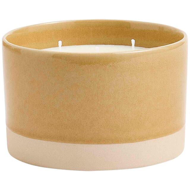 M&S Wild Meadow 3 Wick Candle, Ochre