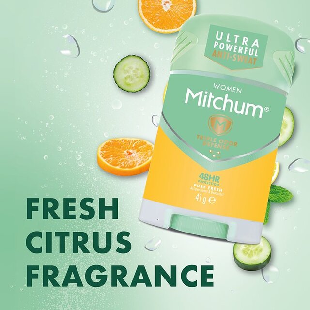 Mitchum Women Pure Fresh Anti-Perspirant & Deodorant Stick, 41g thumbnail 2