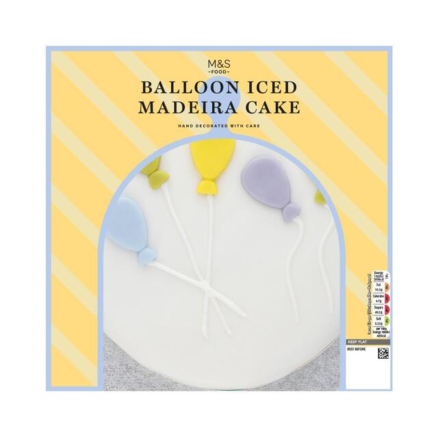 M&S Balloon Iced Madeira Cake thumbnail 2
